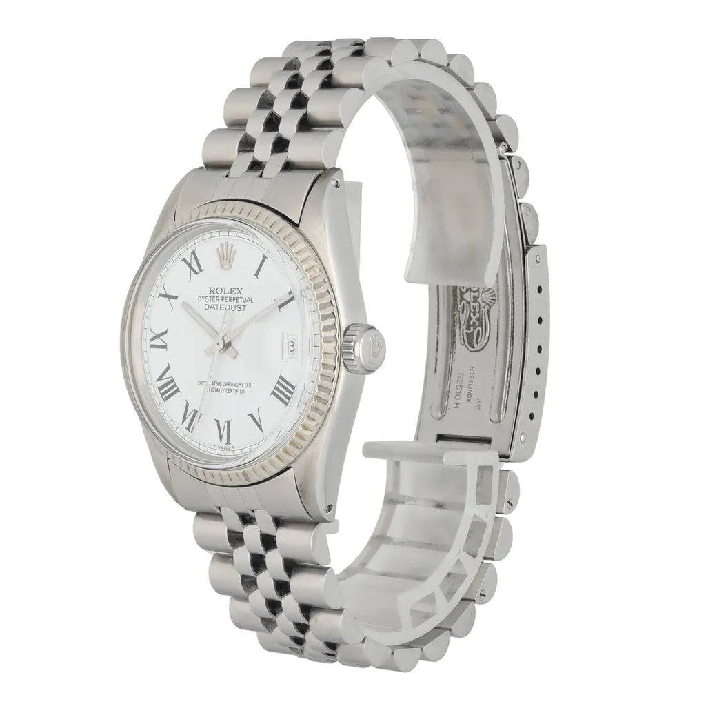 Rolex Datejust White Roman Dial stainless