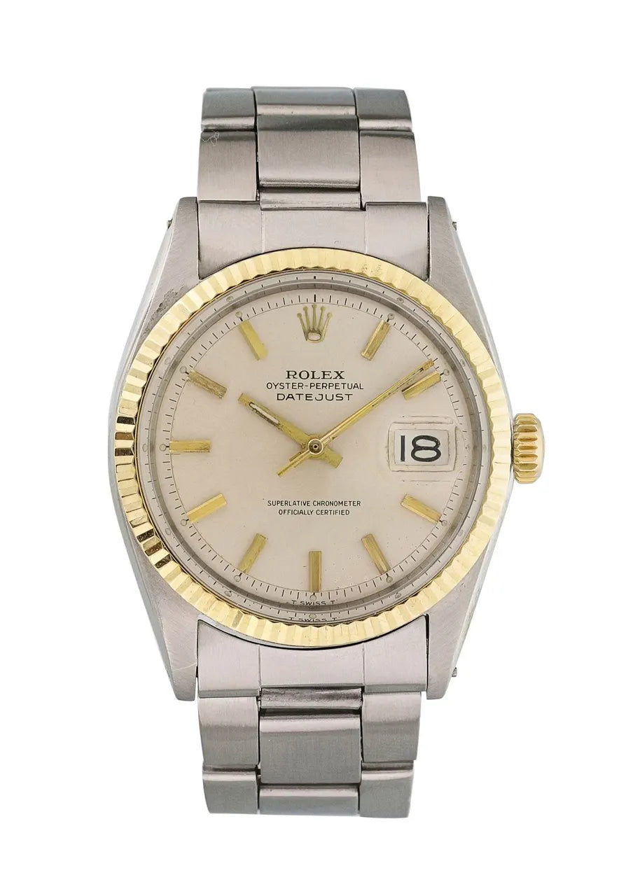 dial bezel Rolex Datejust Silver Gold