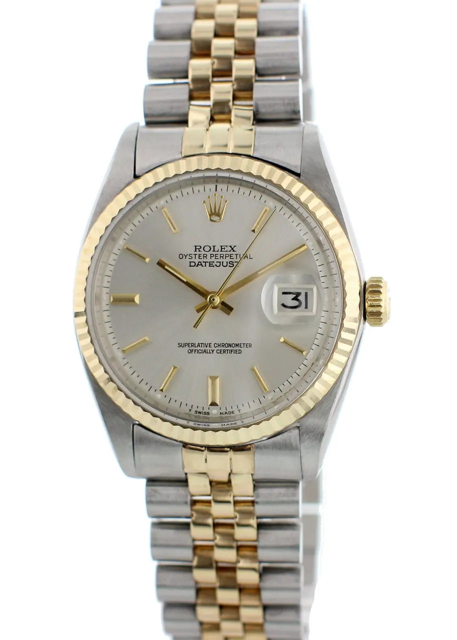 jubilee Rolex Datejust Two-Tone Silver Dial - Hình 2