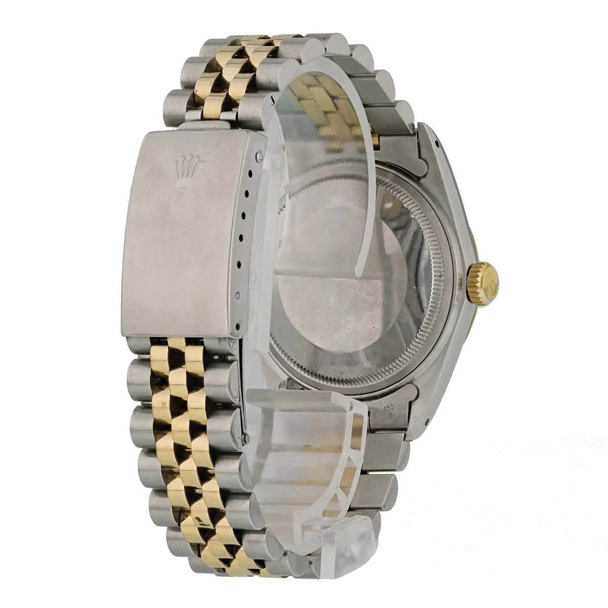 datejust stainless Rolex Two-Tone Champagne Dial - Hình 4