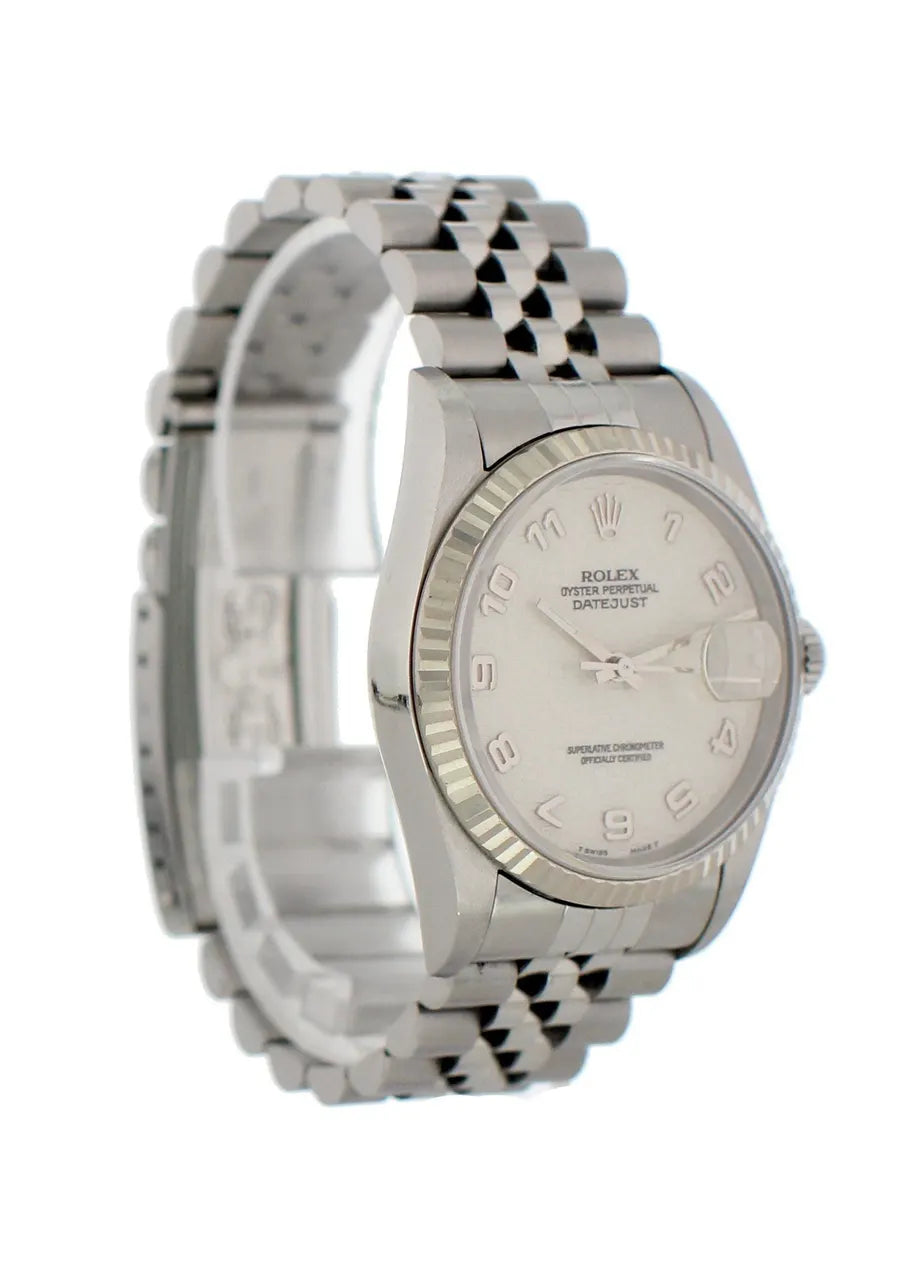 datejust stainless Rolex Silver Jubilee Dial - Hình 4