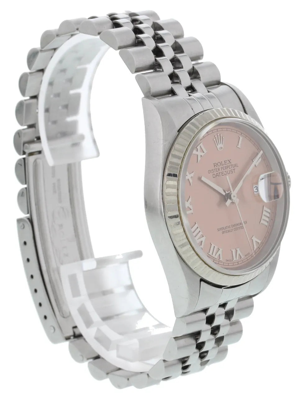 Rolex Datejust Salmon Pink - Hình 3