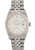 jubilee Rolex Datejust Silver Dial