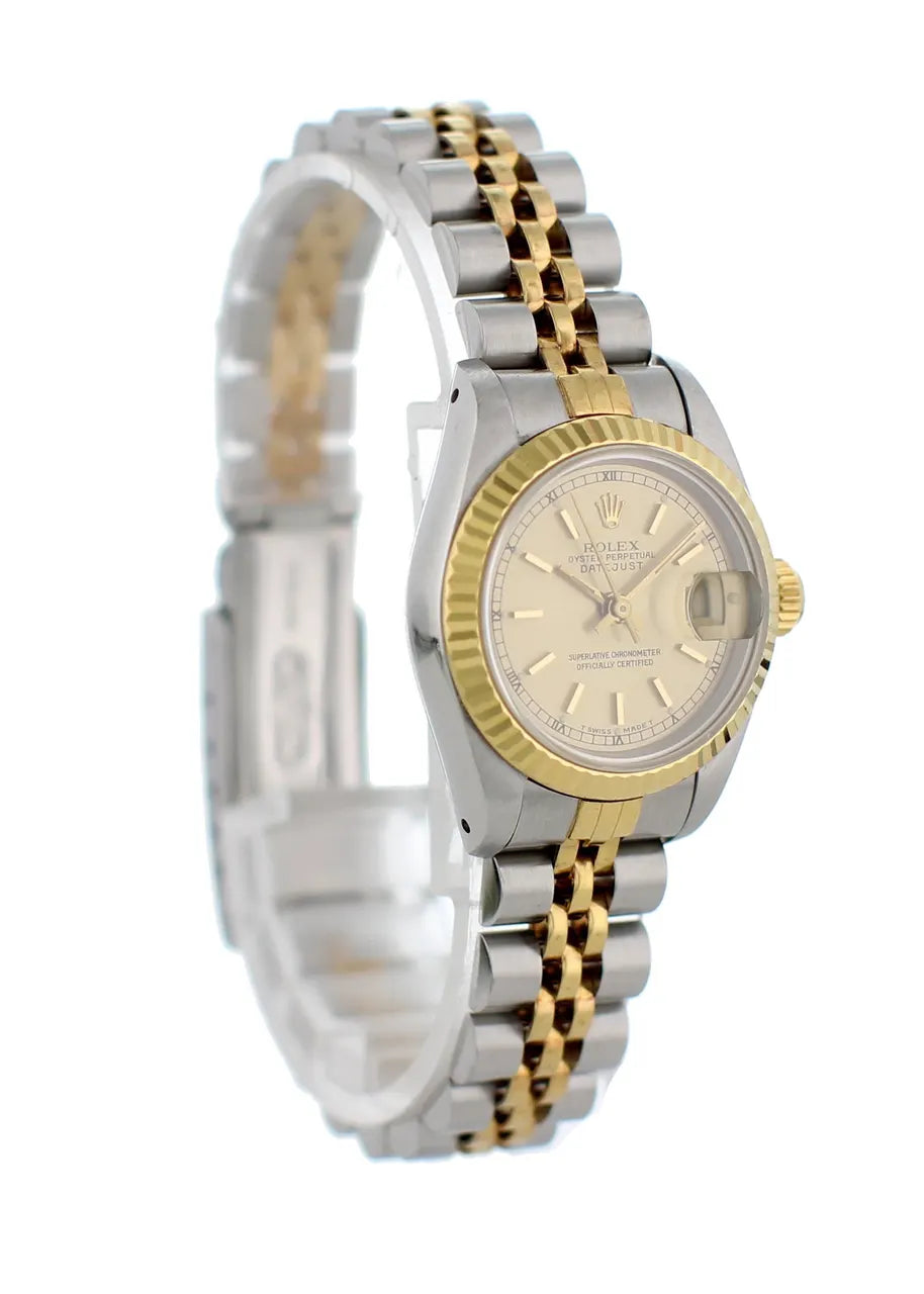 dial Rolex Two-Tone Champagne Datejust - Hình 3