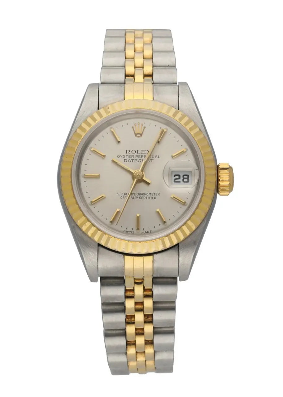 Rolex Datejust Silver Gold dial