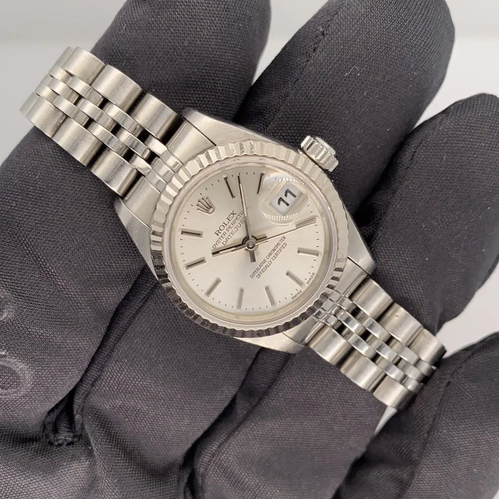 Rolex Datejust Silver Dial steel - Hình 5