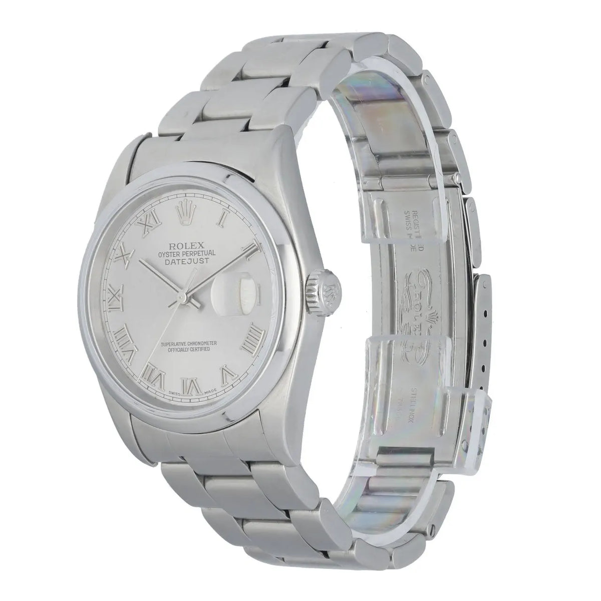 Rolex Datejust Silver Roman - Hình 2