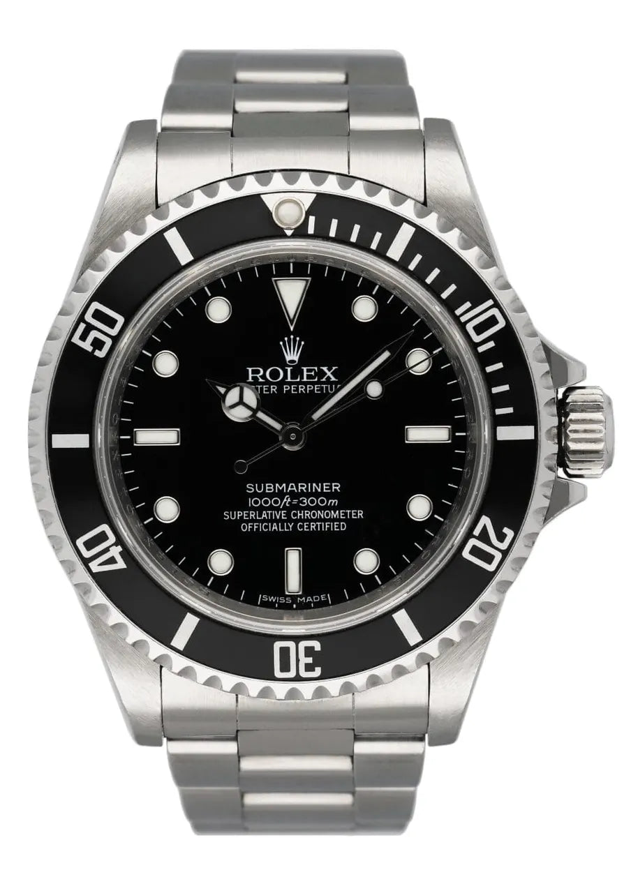 black Rolex Submariner No Date - Hình 9