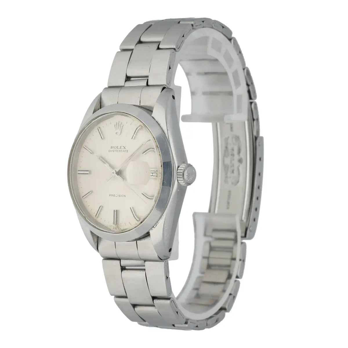 Rolex Silver Oysterdate Precision - Hình 2