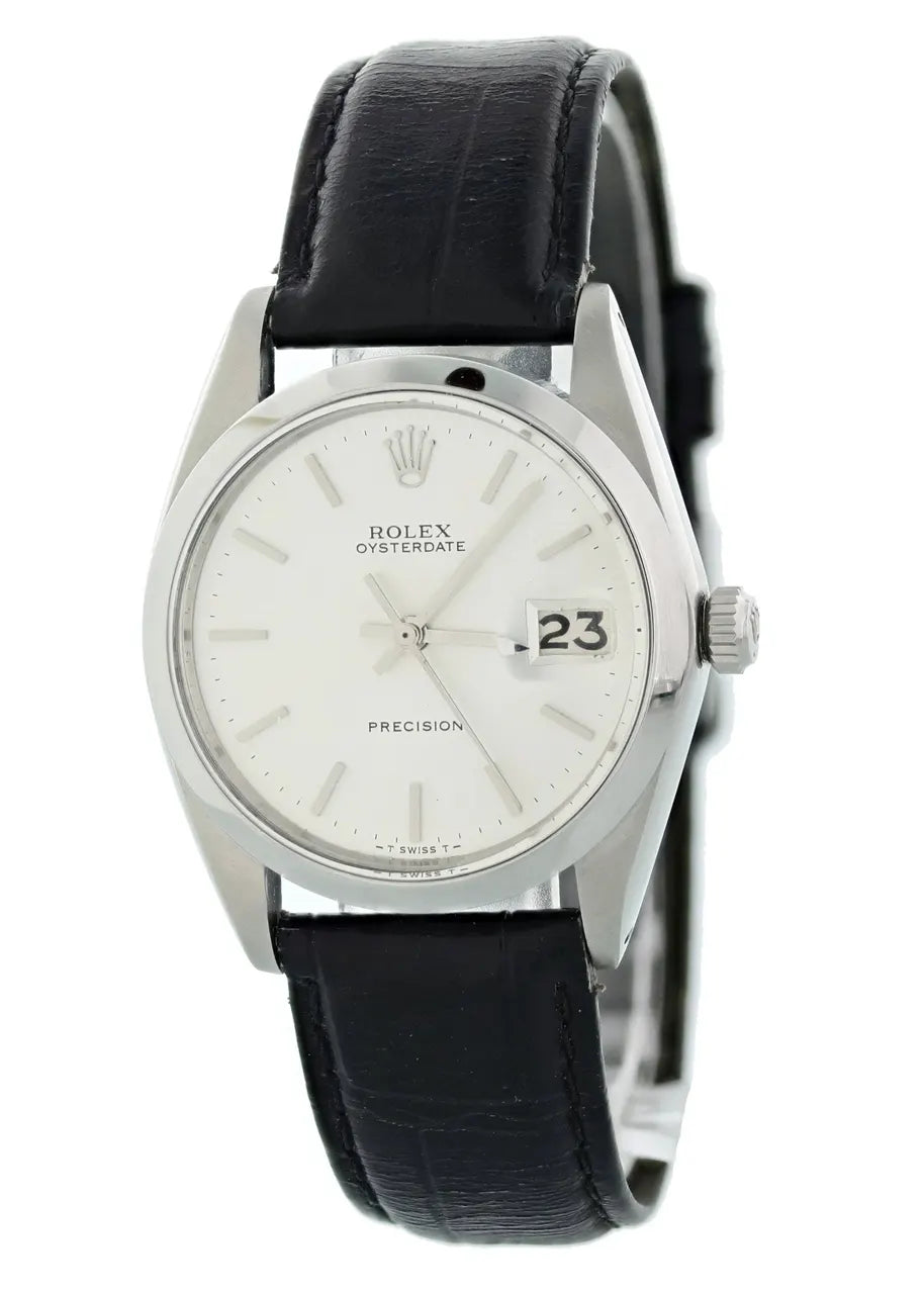 Rolex Oysterdate Silver Dial - Hình 2