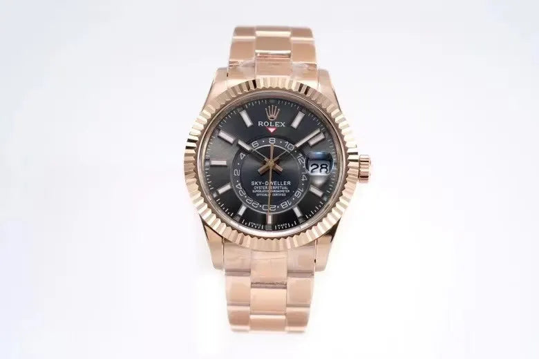 Rolex Rose Gold Grey