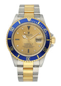 Rolex Gold Dial Blue Bezel submariner