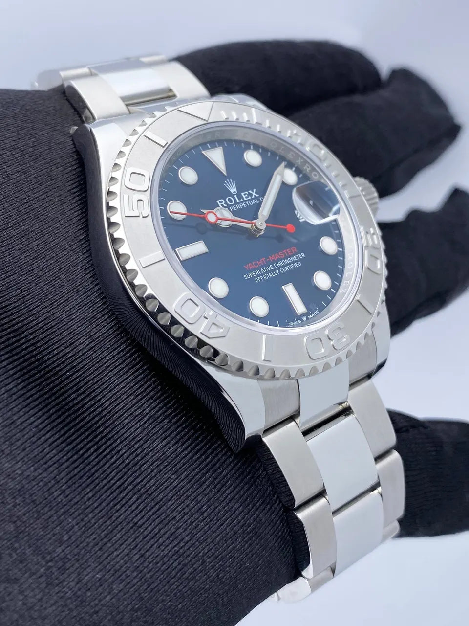 Rolex Blue Dial Yacht-Master - Hình 3