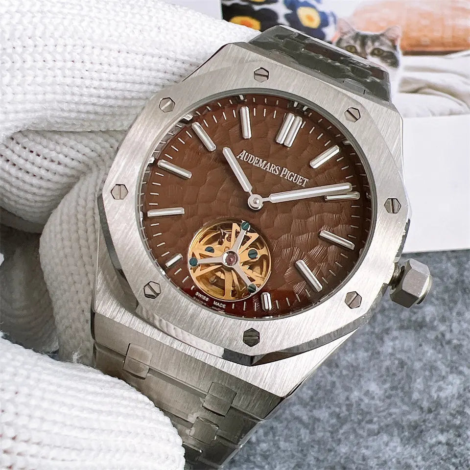 Audemars Piguet Brown Tourbillon - Hình 2