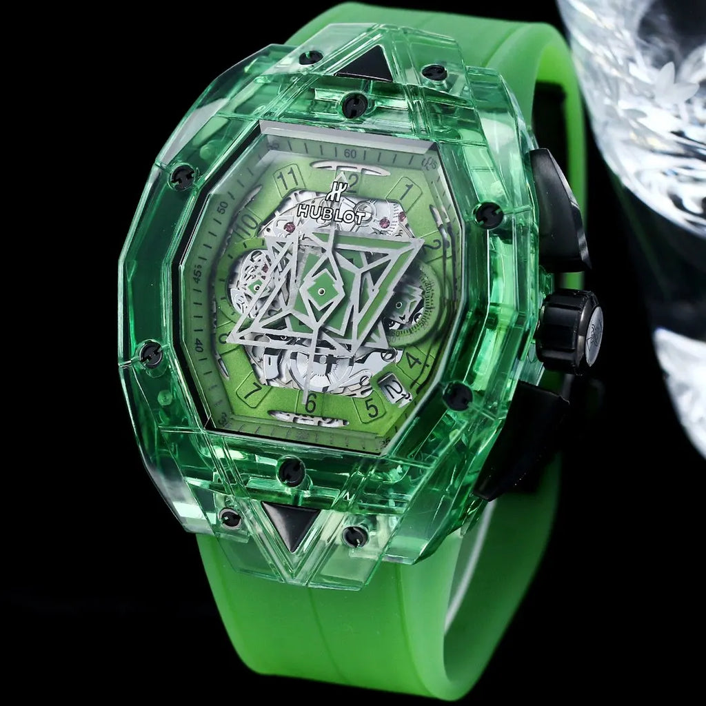 Hublot Green Sapphire Tourbillon