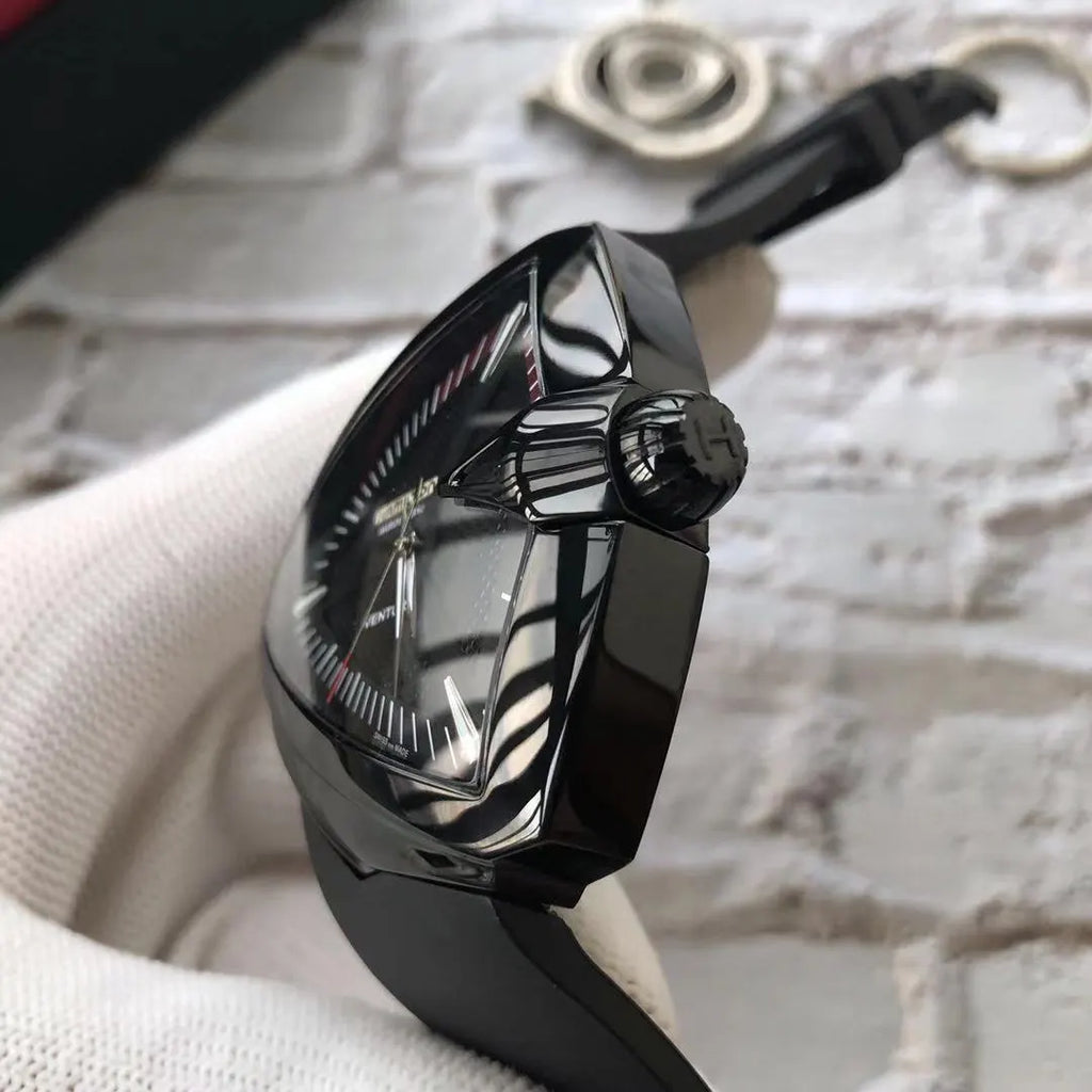 Hamilton Black Automatic Watch - Hình 6