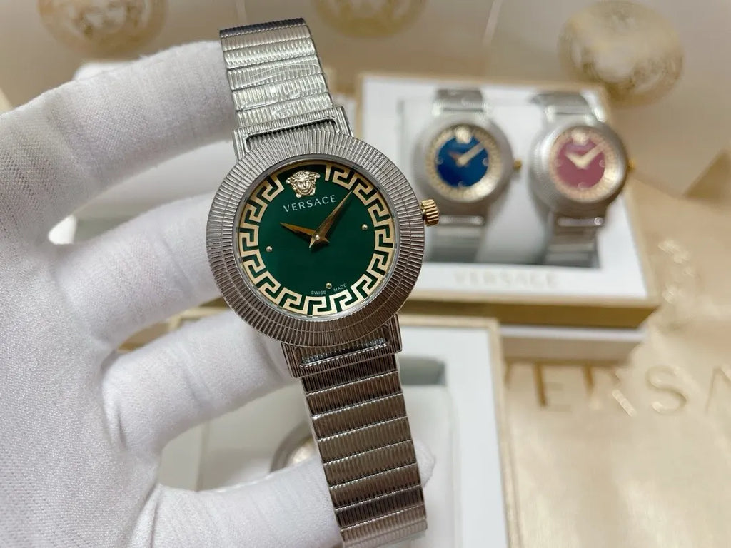 Versace Gold Dial Watch - Hình 19