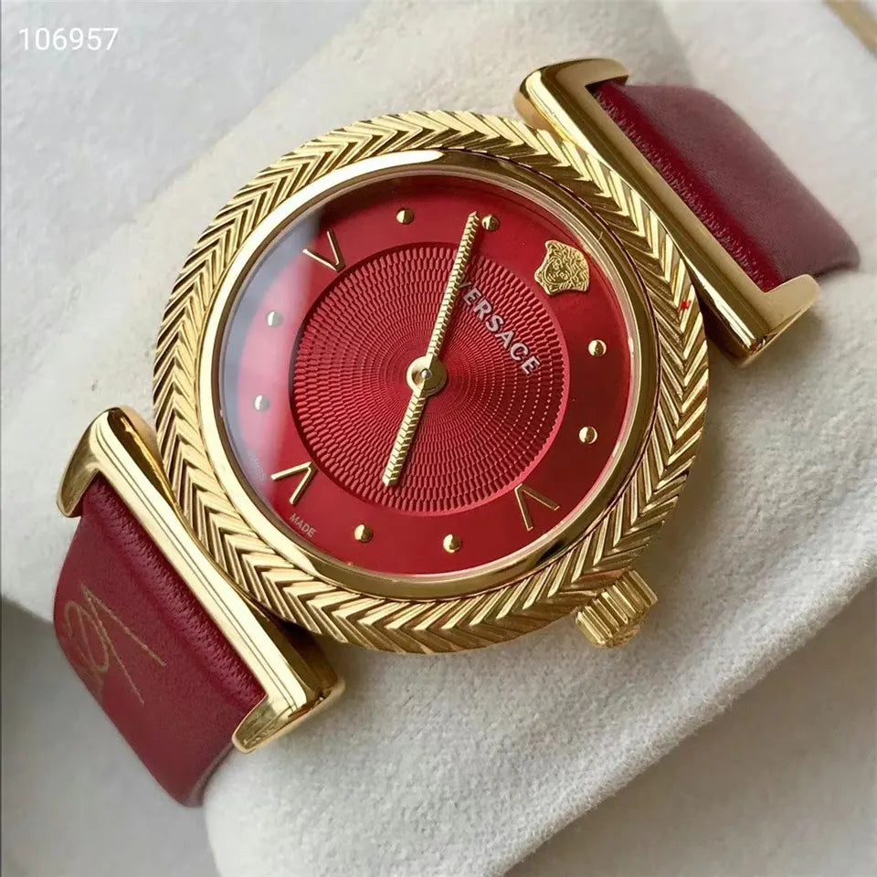 Versace Medusa Red Watch - Hình 7