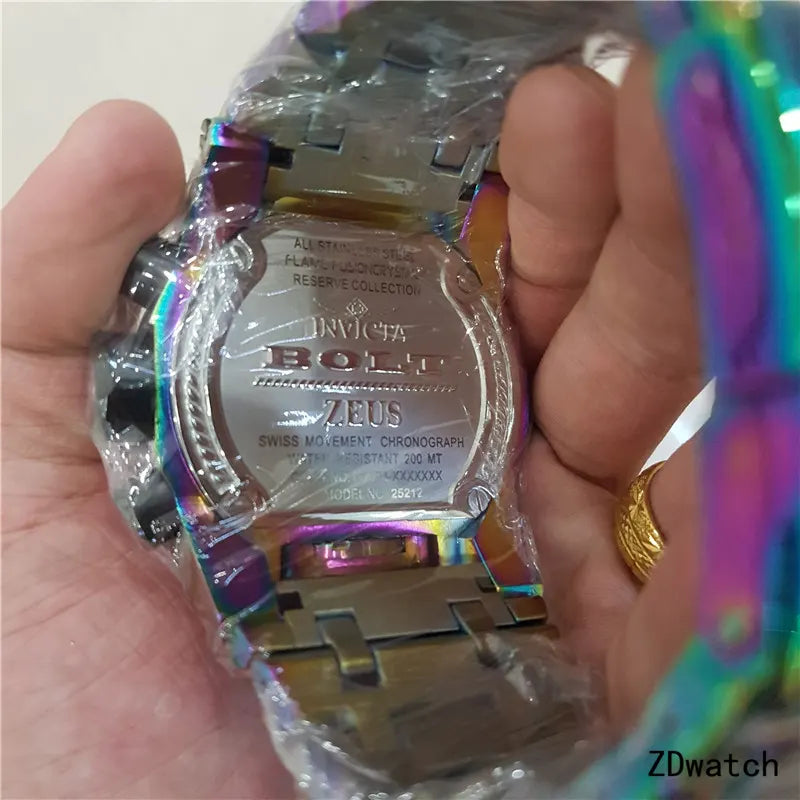 Invicta Gold Tone Chronograph - Hình 11